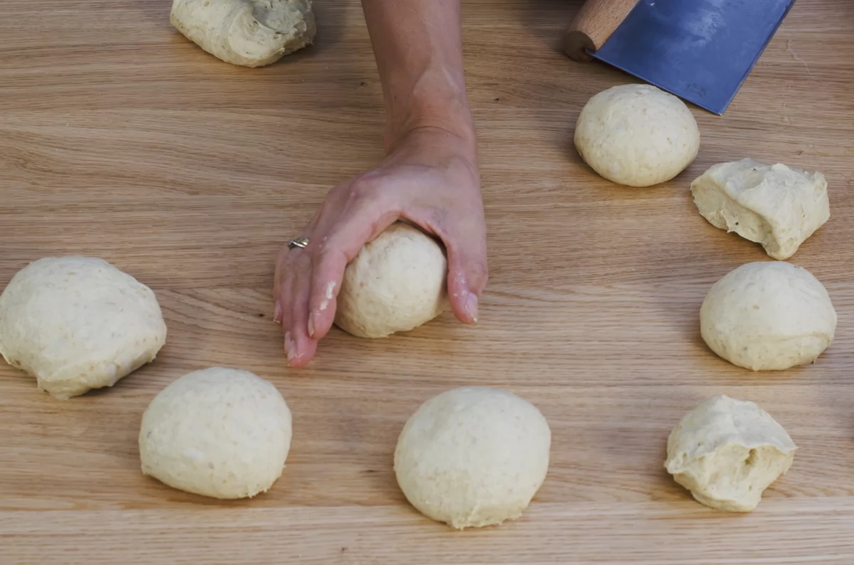Pan de hamburguesa 7 formamos los panes de hamburguesa *