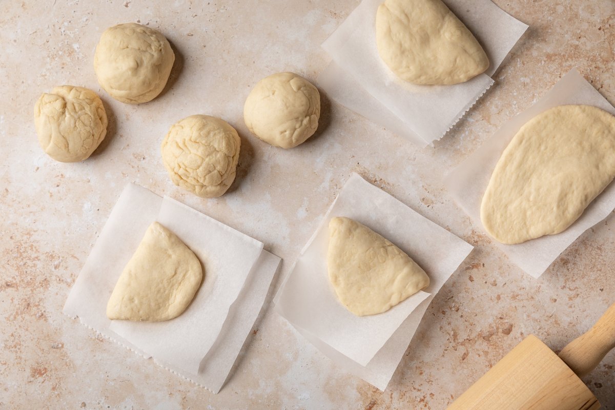 Formando el pan bao en Thermomix