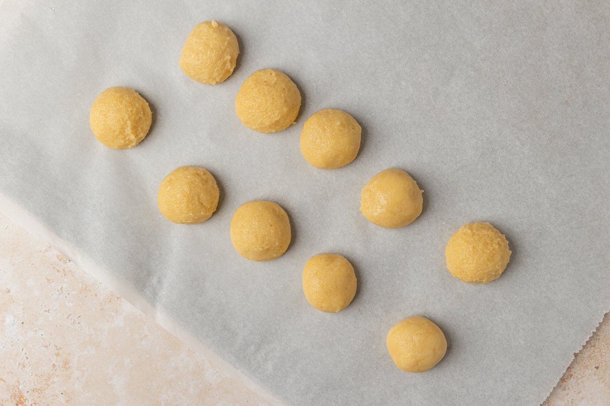 Formando los panellets en Thermomix