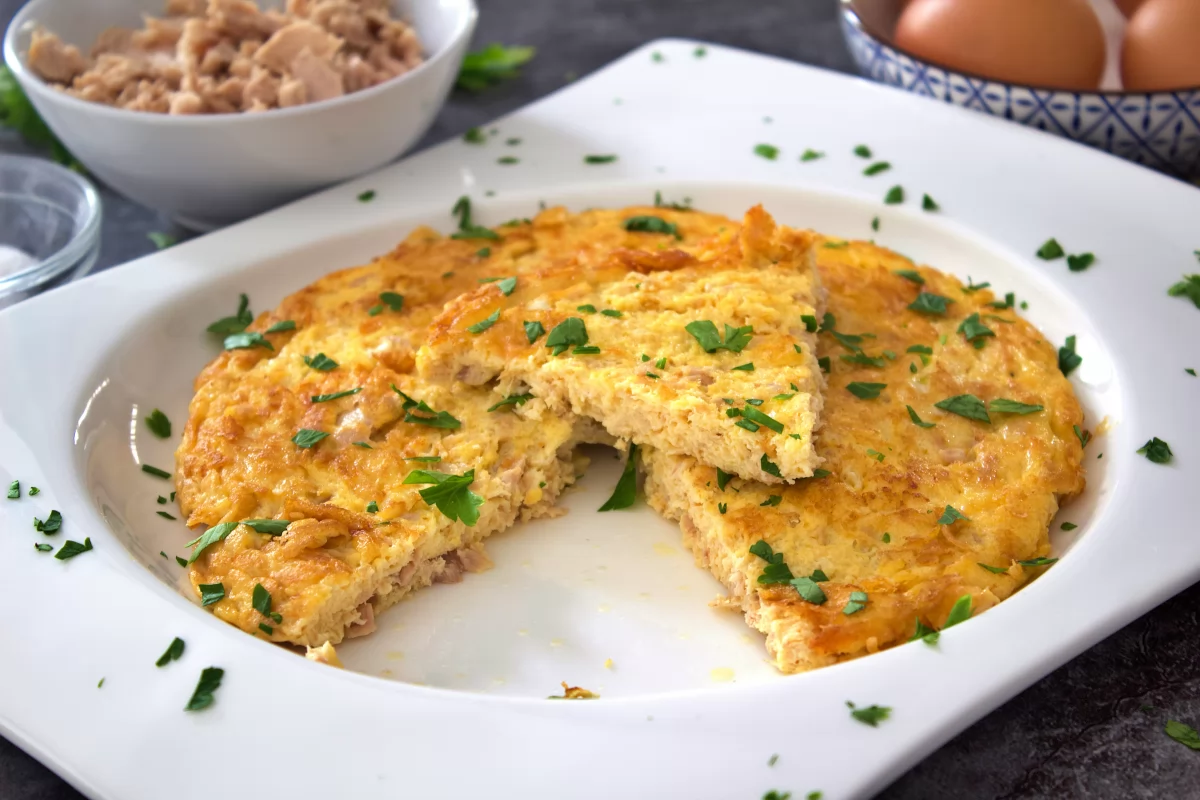 Tortilla de atún - Tuna omelette