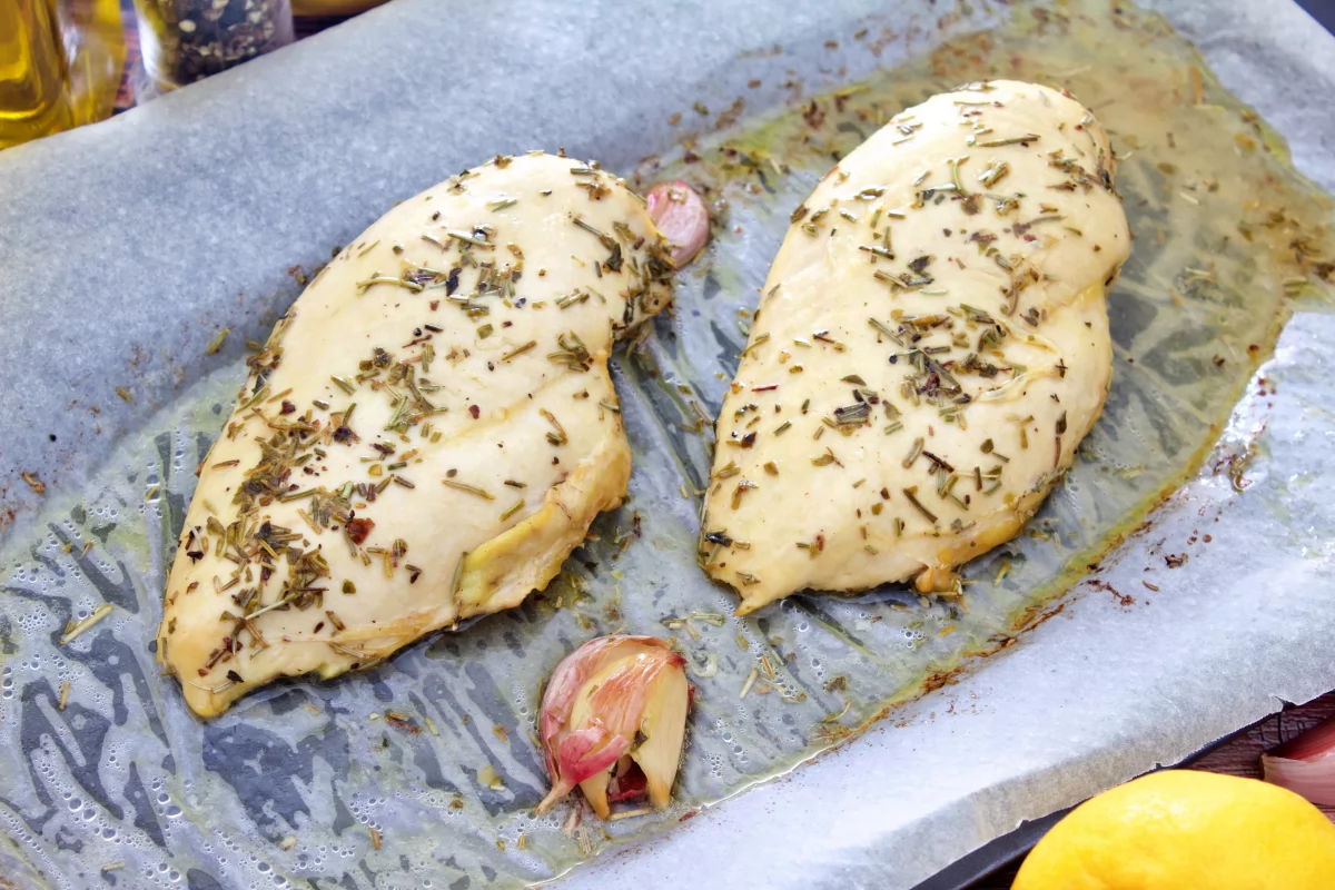 Pechugas de pollo al horno 4 Foto final de las pechugas de pollo al horno