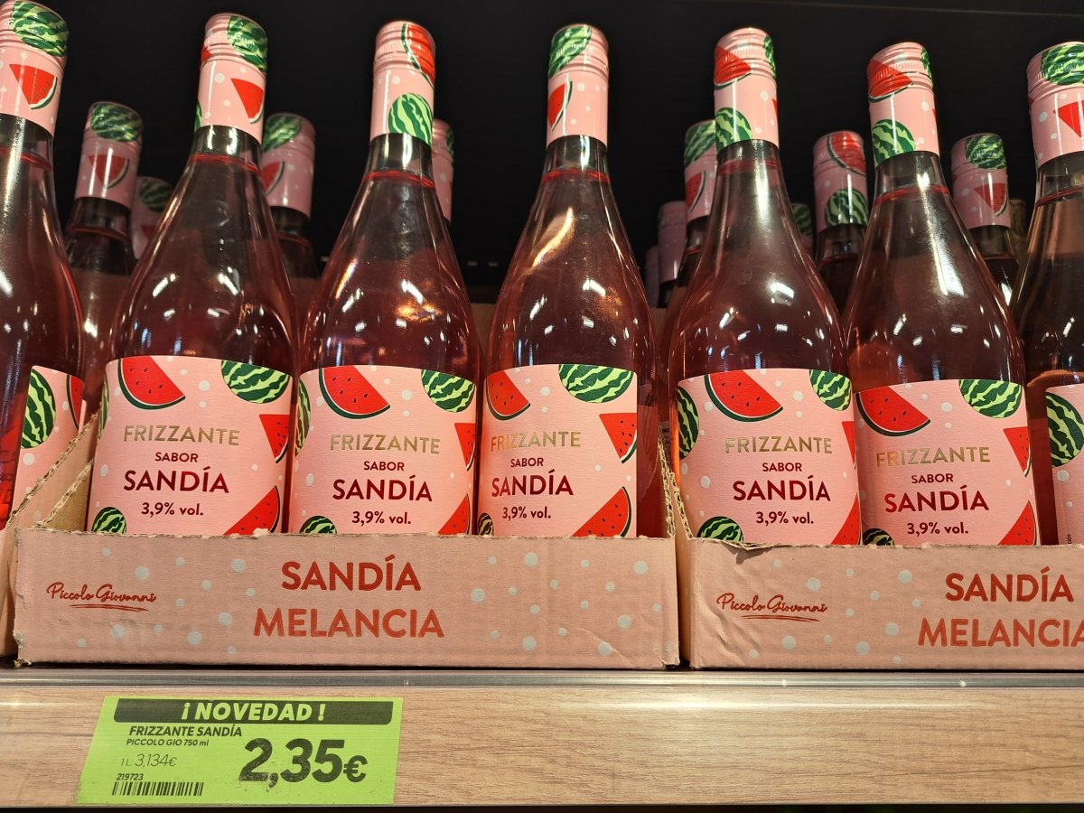 Frizzante sabor sandía Piccolo Giovanni