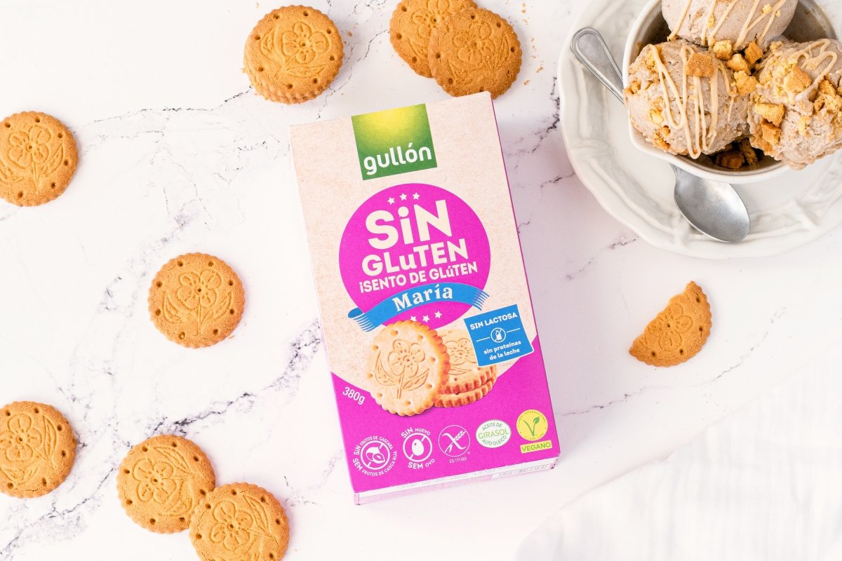 Galletas Gullón con el helado de galleta