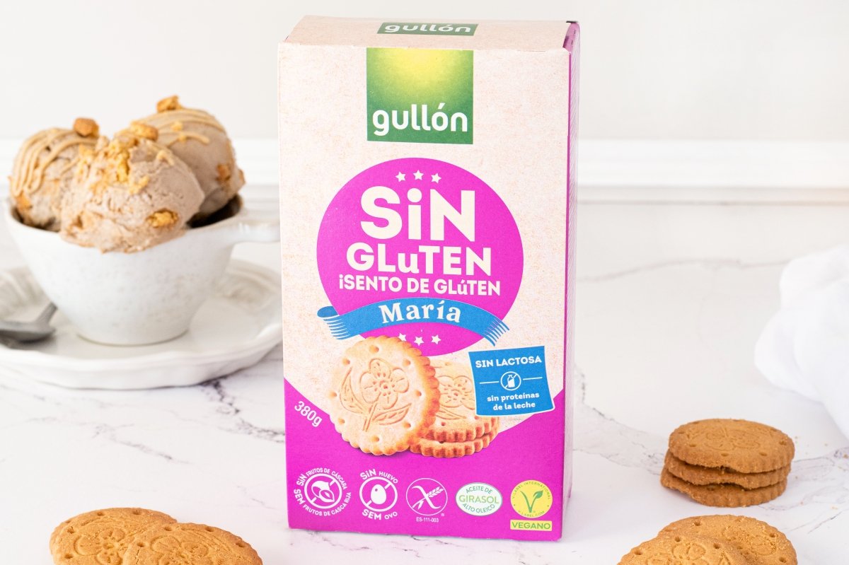 Galletas para el helado de galletas sin lactosa y sin gluten