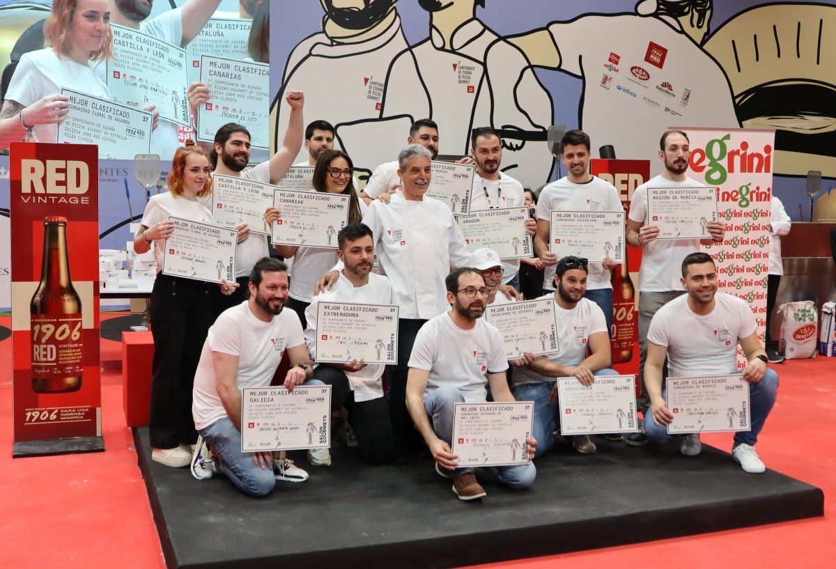 Ganadores del 3º Campeonato de España de Pizzas Gourmet