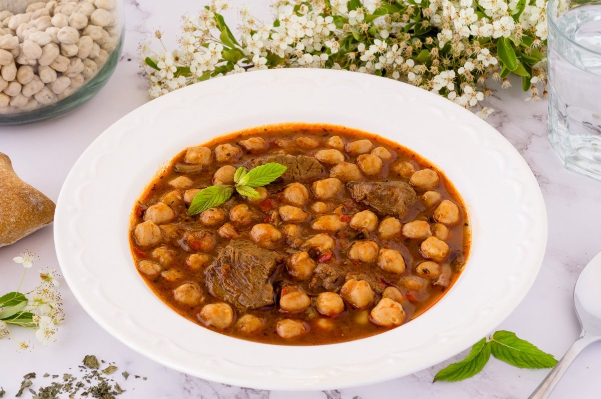 Garbanzos al estilo turco