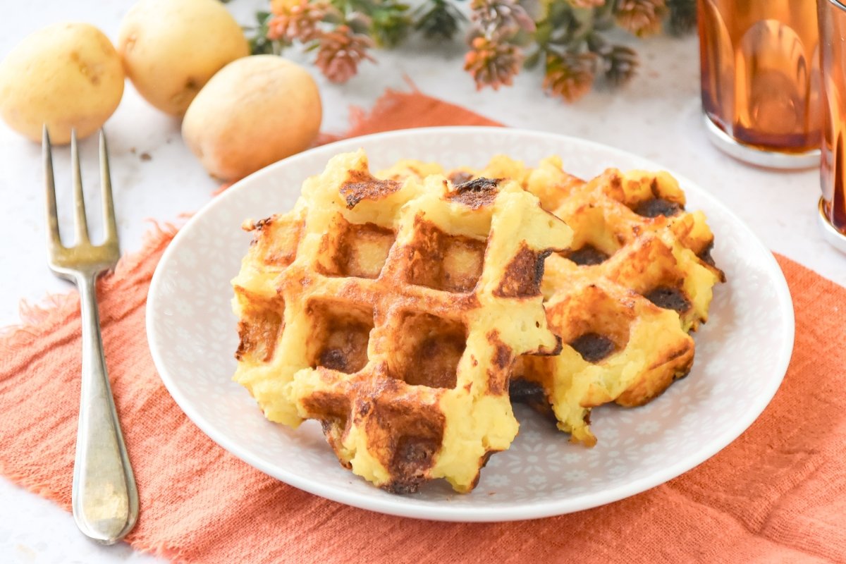 Gofres de patata caseros