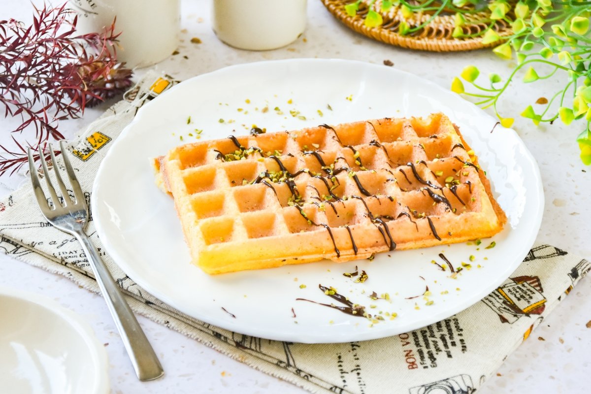 Gofres sin gluten listos para comer