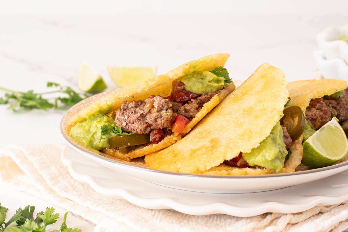 Gorditas mexicanas listas para servir