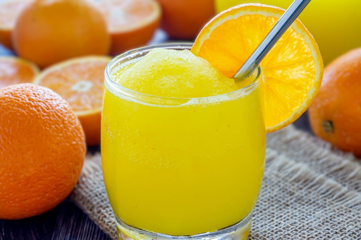 pánico Alternativa avaro Granizado de naranja: natural, refrescante y riquísima bebida de verano