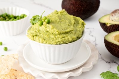 Guacamole de guisantes
