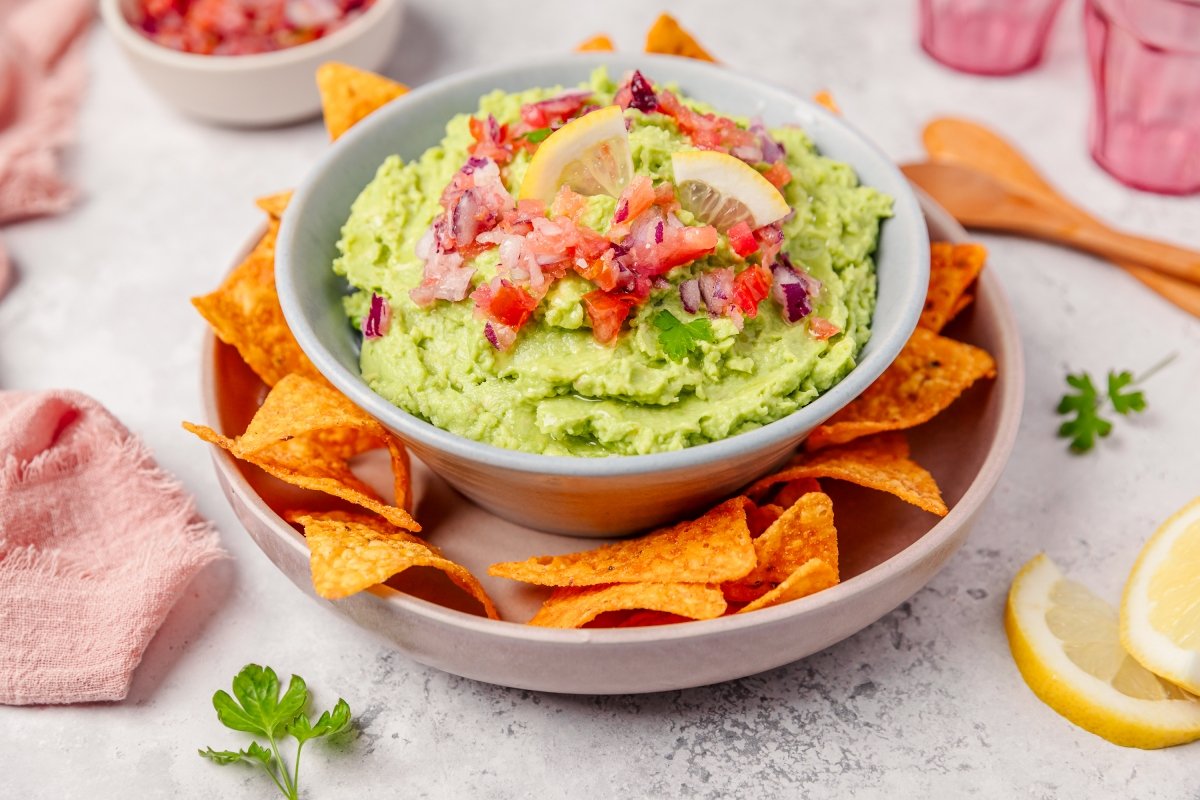 Guacamole en Thermomix servido