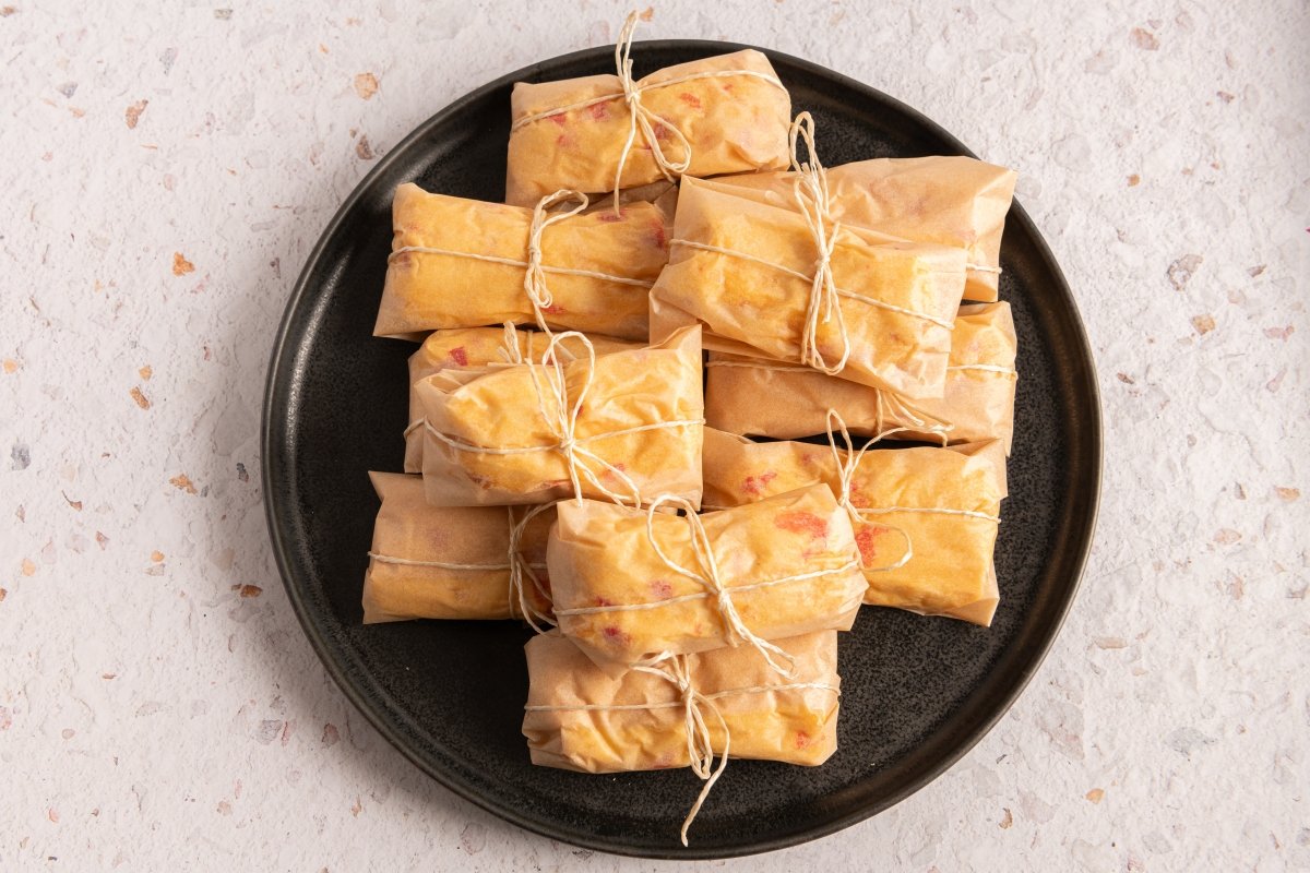 Hallaquitas listas para cocer