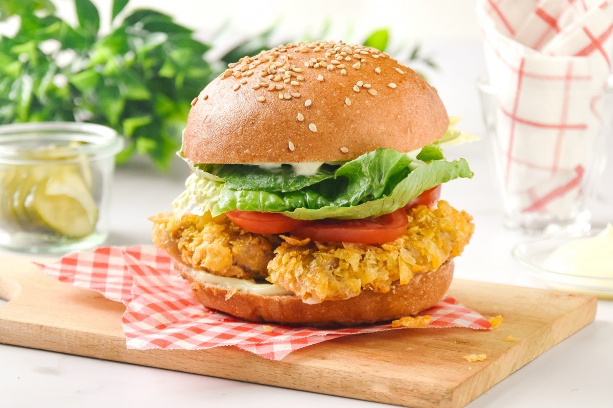 Hamburguesa de pollo crujiente Crispy Chicken