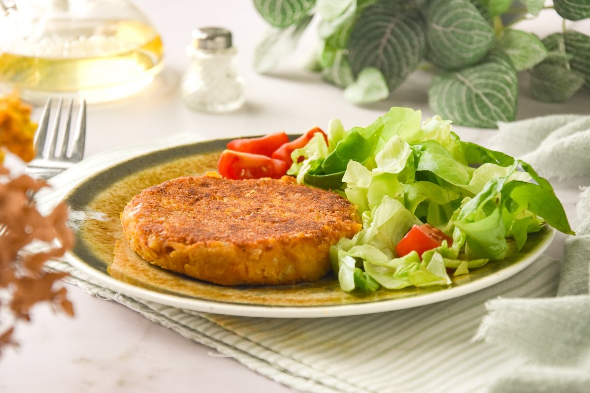 Hamburguesas de calabaza caseras