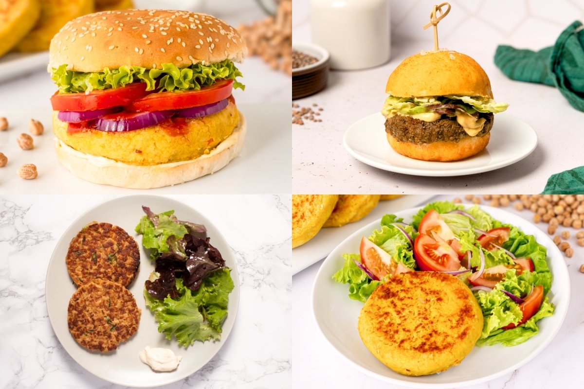 Recetas de hamburguesas vegetarianas