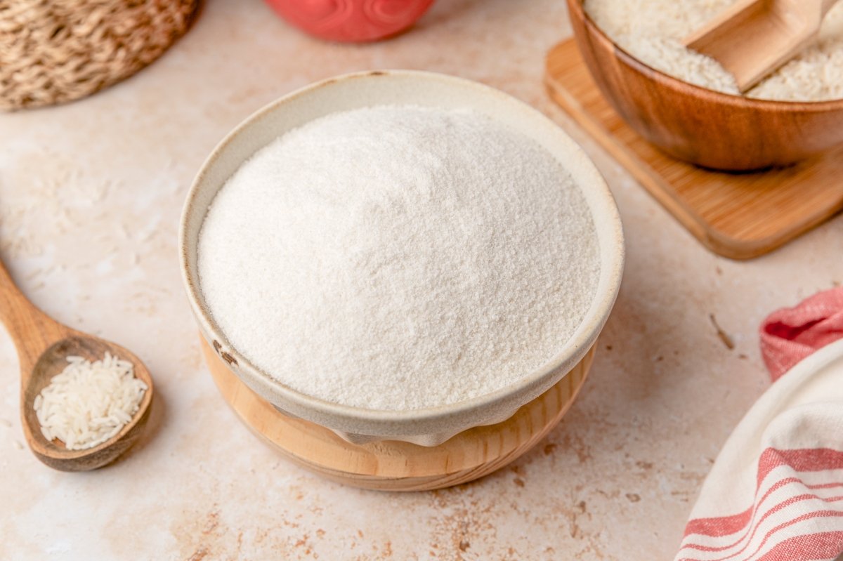 Harina de arroz casera