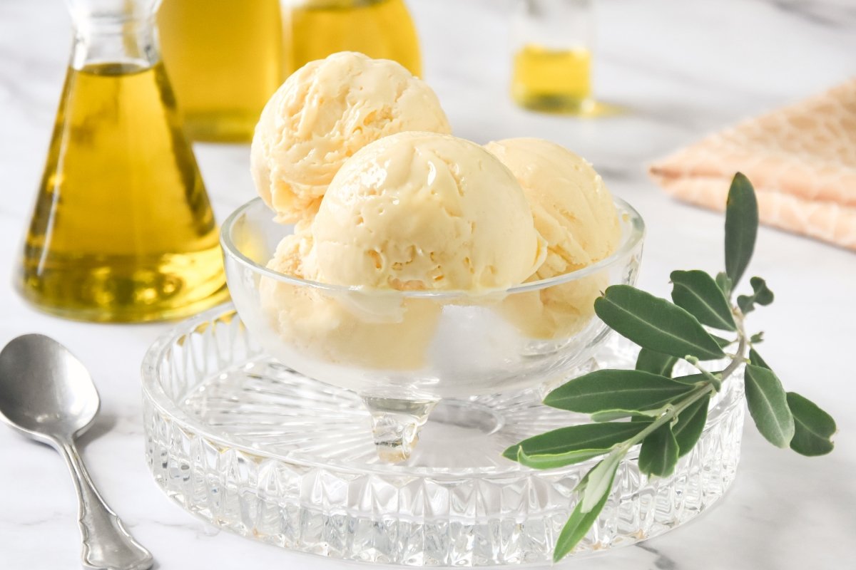 Helado de aceite de oliva