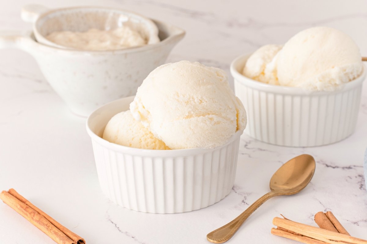 Helado de arroz con leche