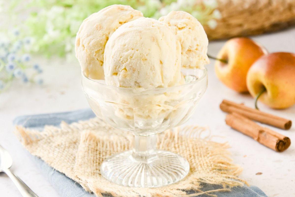 Helado de manzana