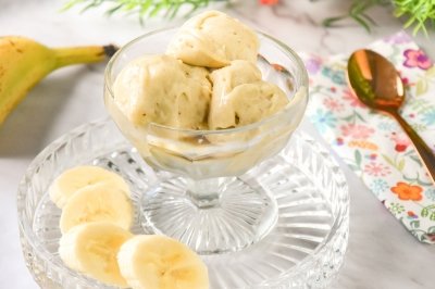 Helado de plátano