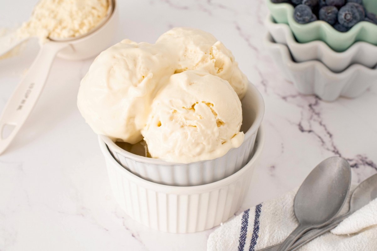 Helado de proteína