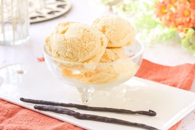 Helado de vainilla