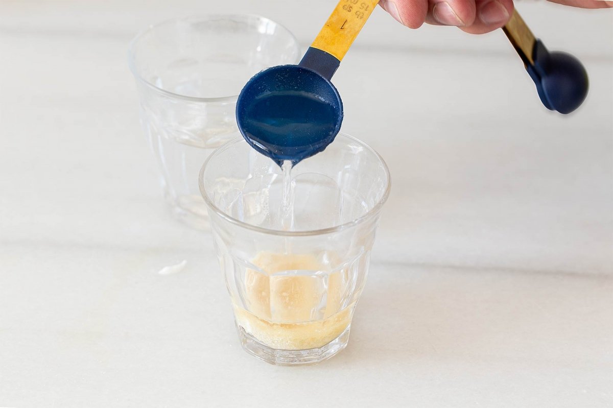 hidratamos la gelatina de vinos de Jerez
