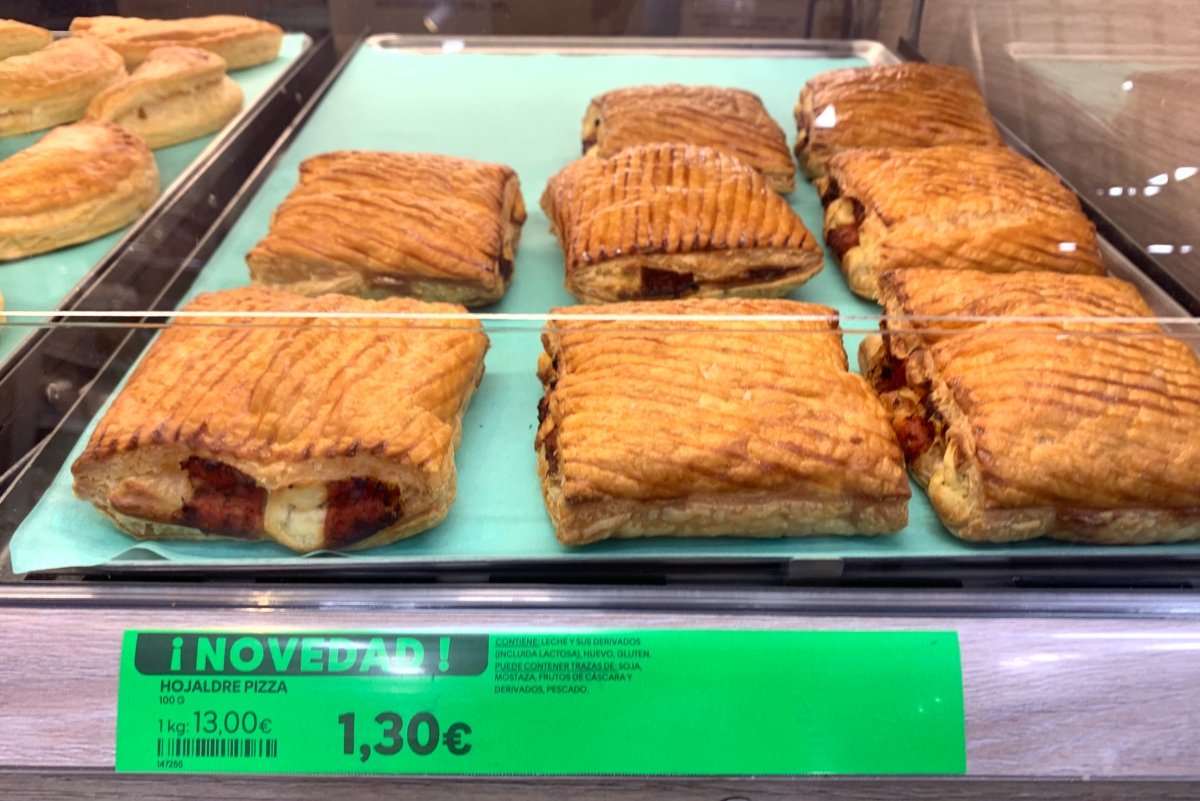 Hojaldre pizza de la panadería de Mercadona