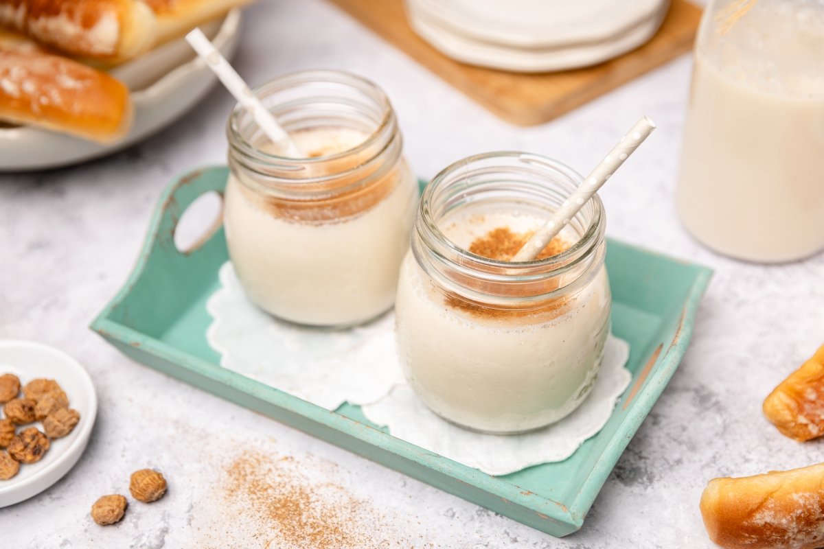 Horchata en Thermomix servida