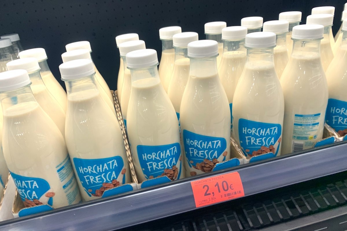 Horchata fresca de venta en Mercadona