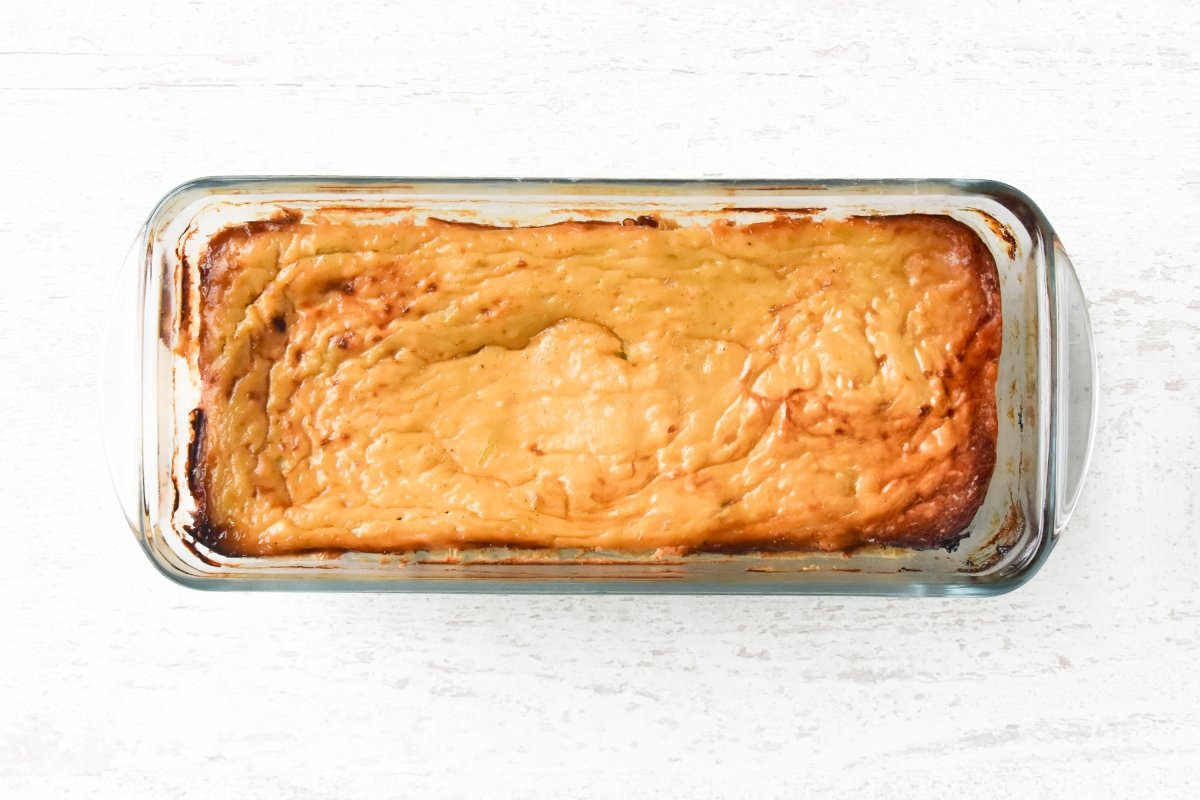Horneamos el pastel de puerros