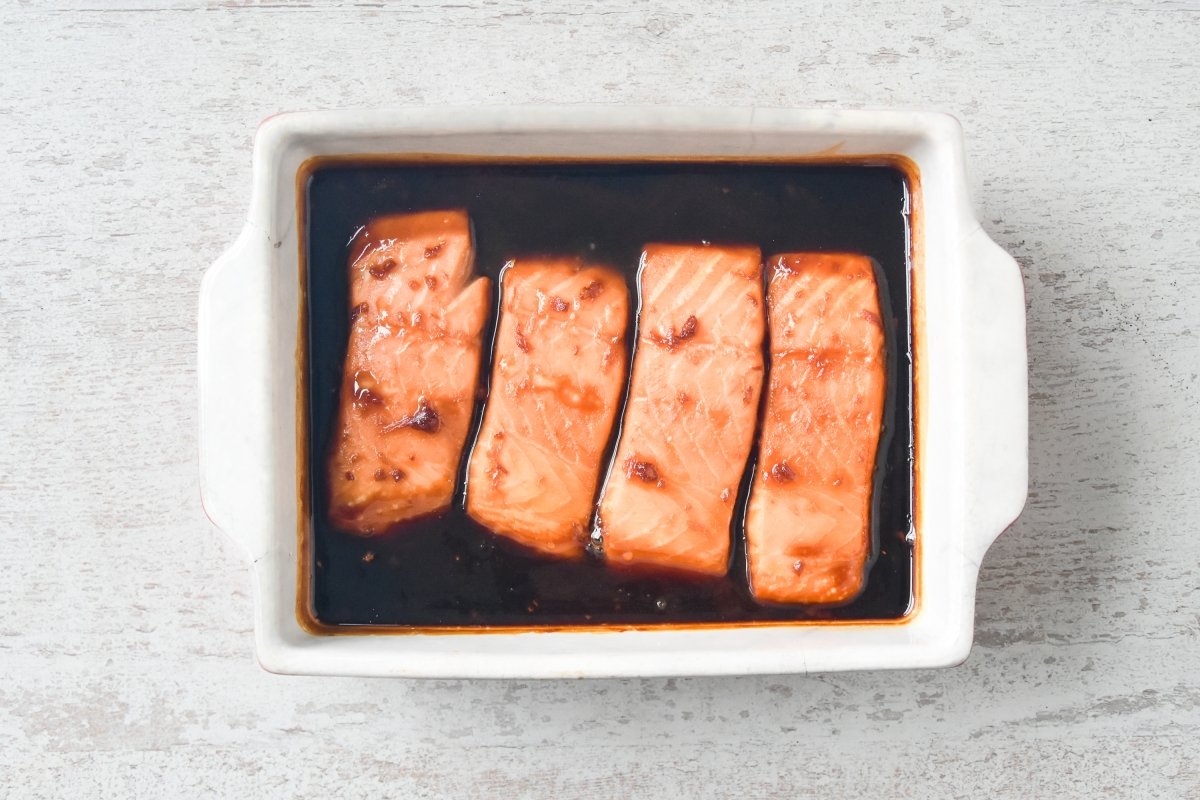 Horneamos el salmón teriyaki
