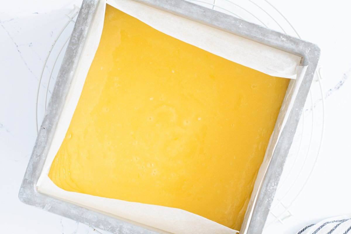 Horneamos la crema de limón