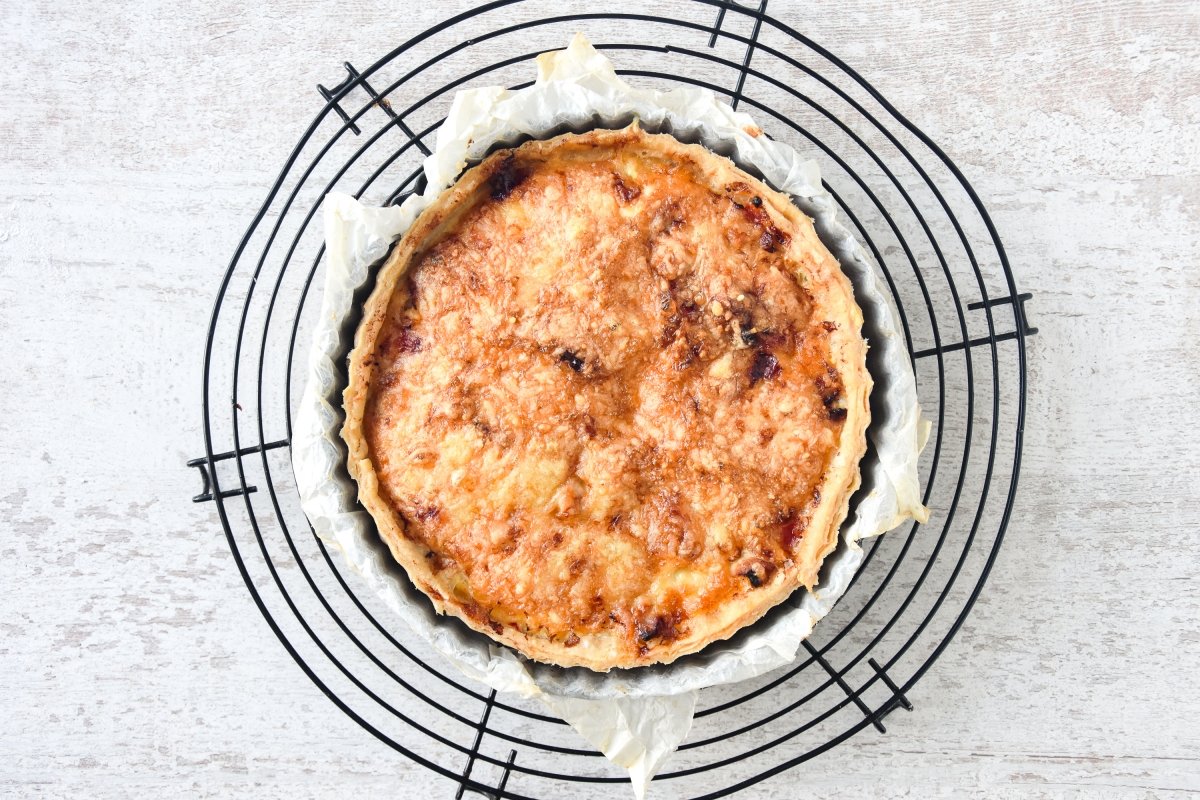 Horneamos la quiche de pollo