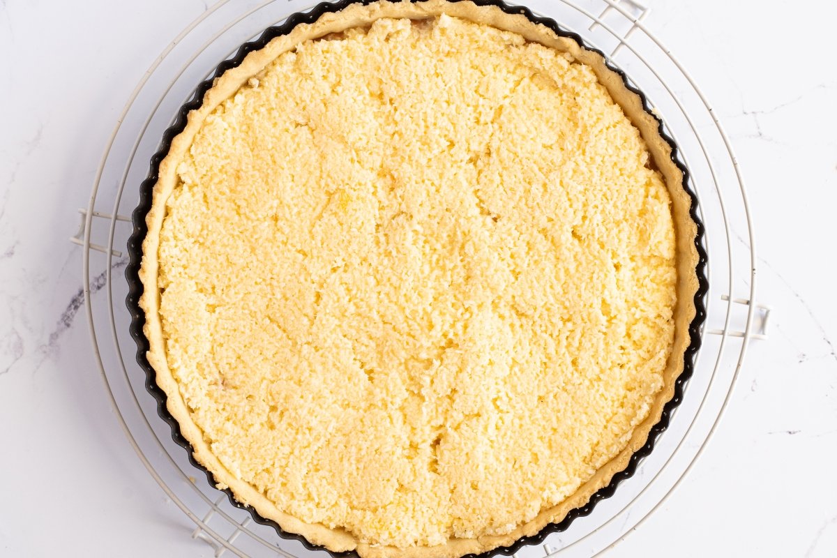 Horneamos la tarta de coco