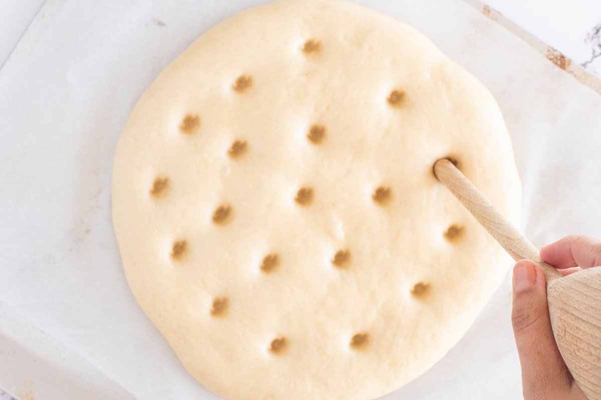 Horneamos la torta de nata