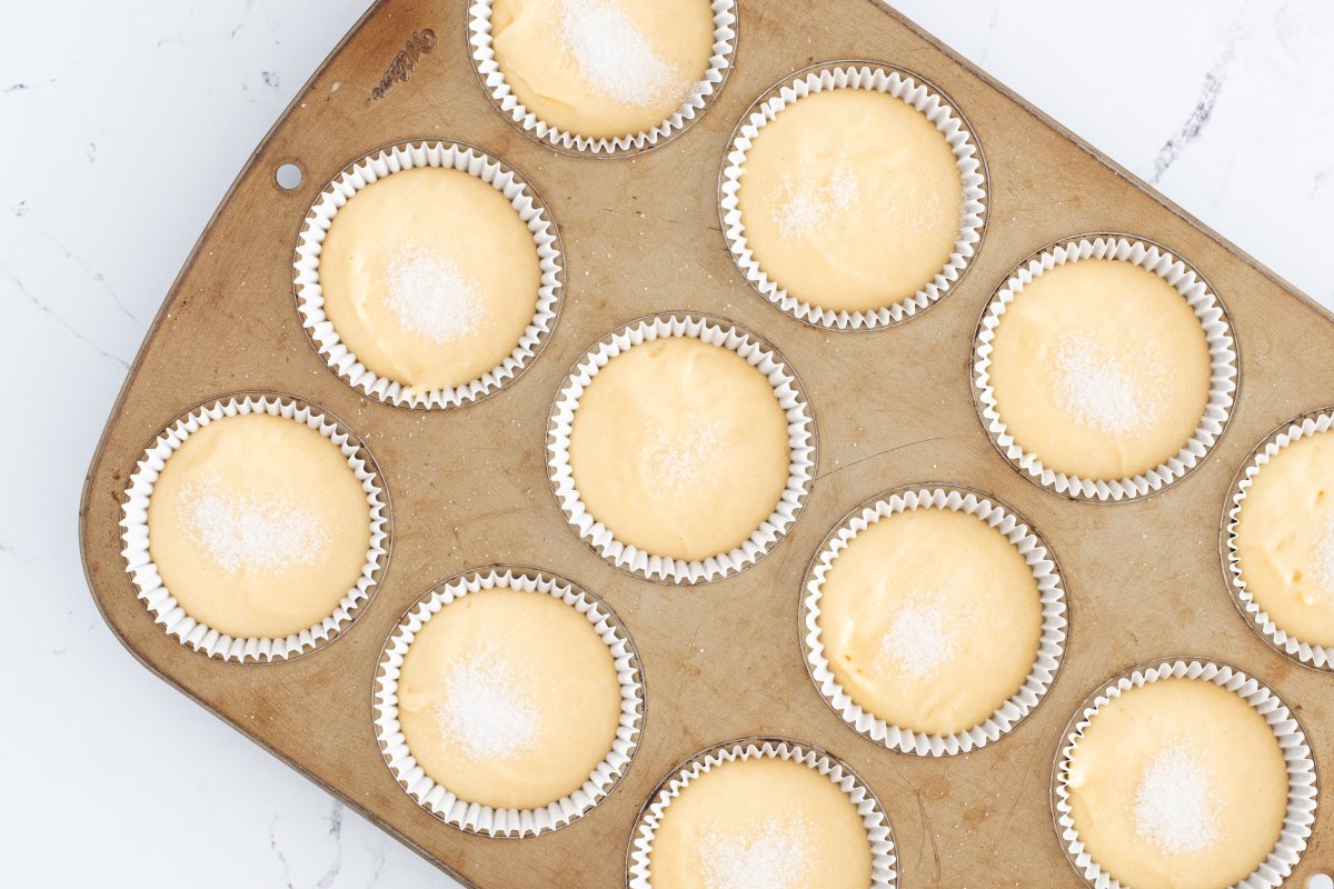 Horneamos las magdalenas de mantequilla