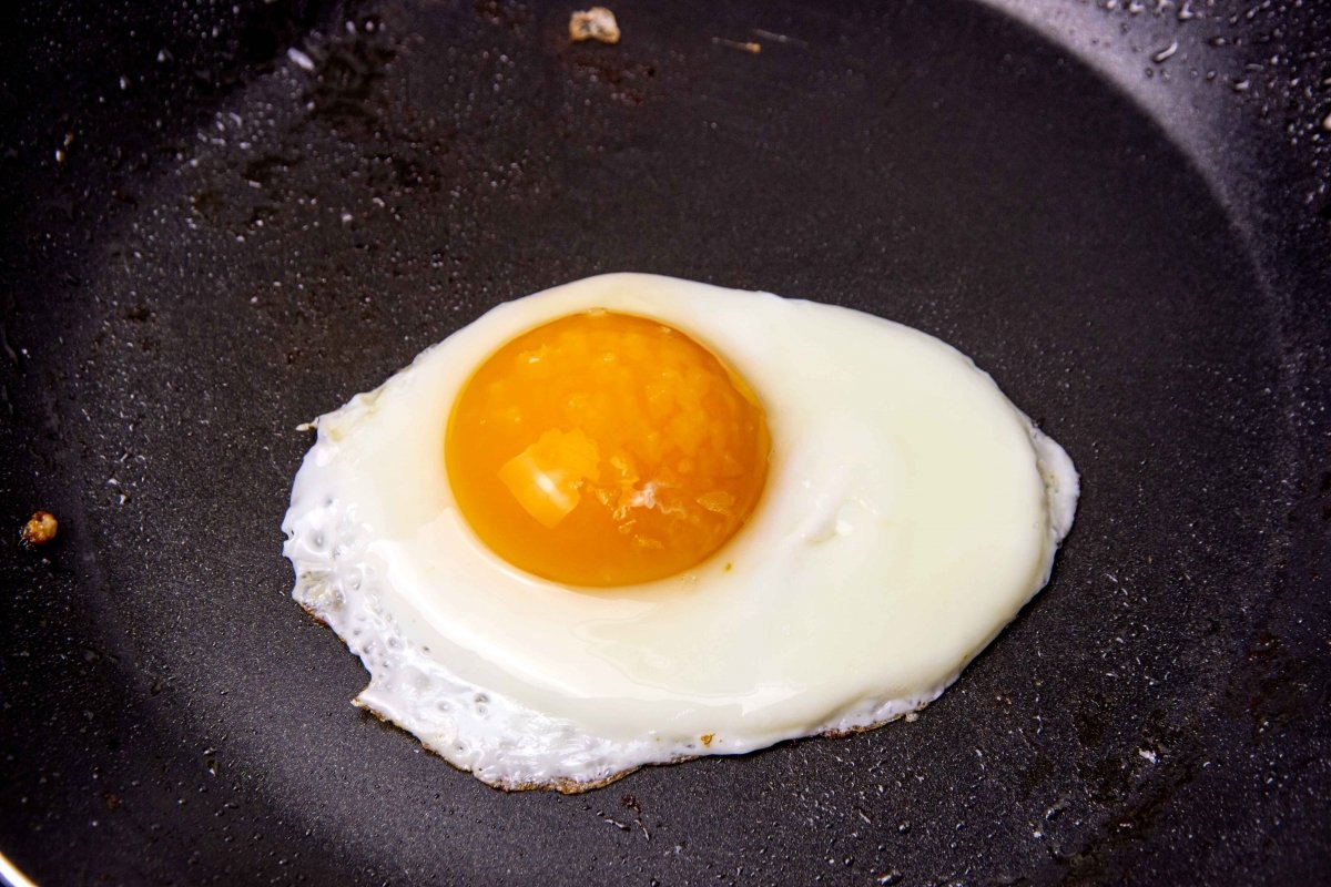 Huevo plancha para el chivito