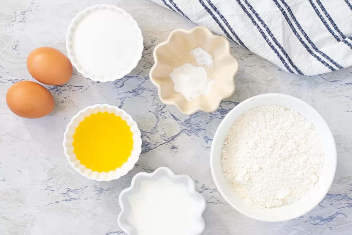 ingredientes bizcocho de crema pastelera *