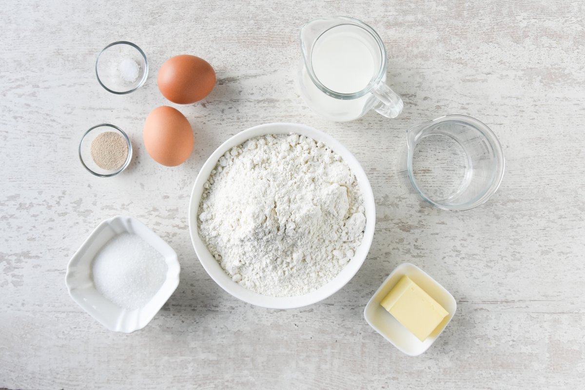Ingredientes brioche