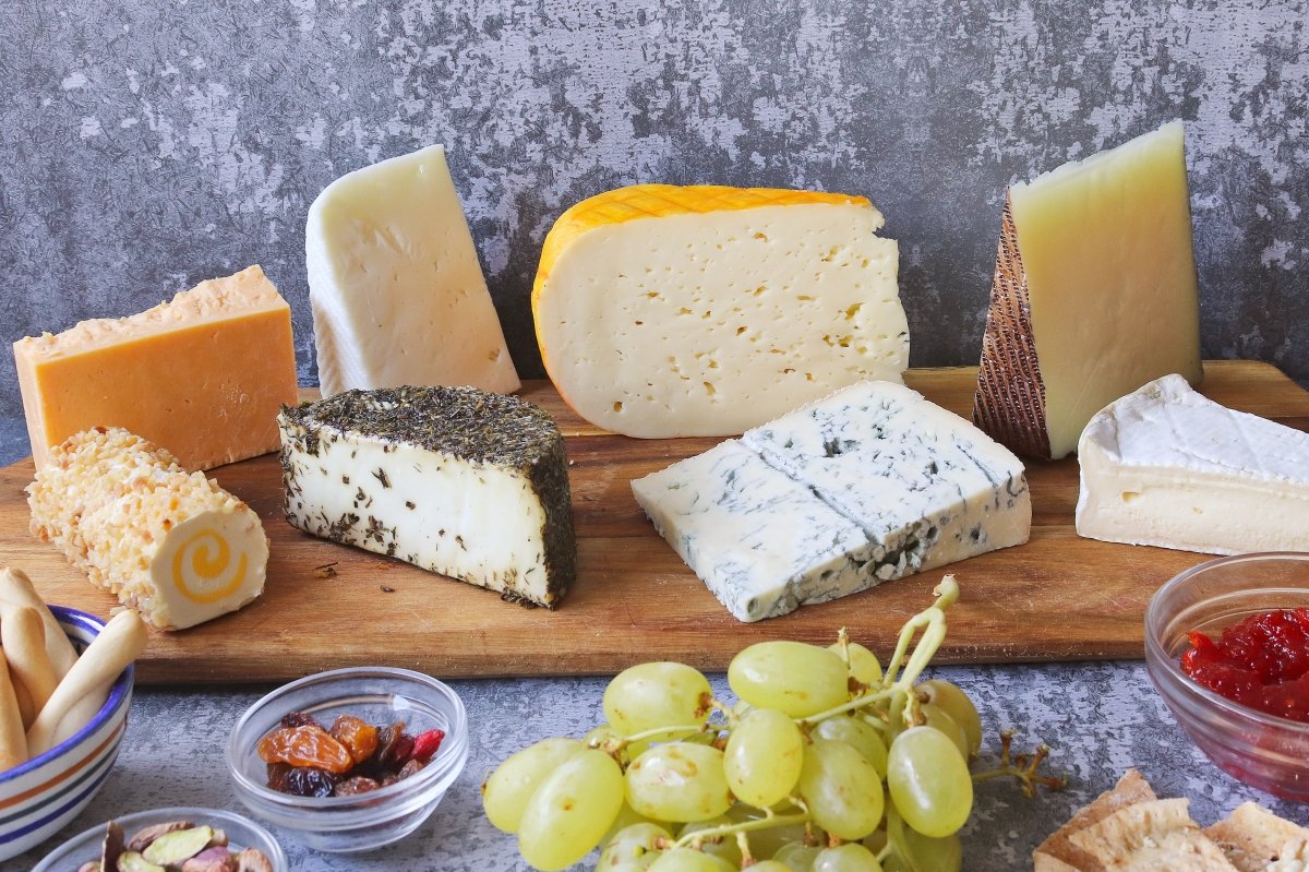 Ingredientes de una tabla de quesos