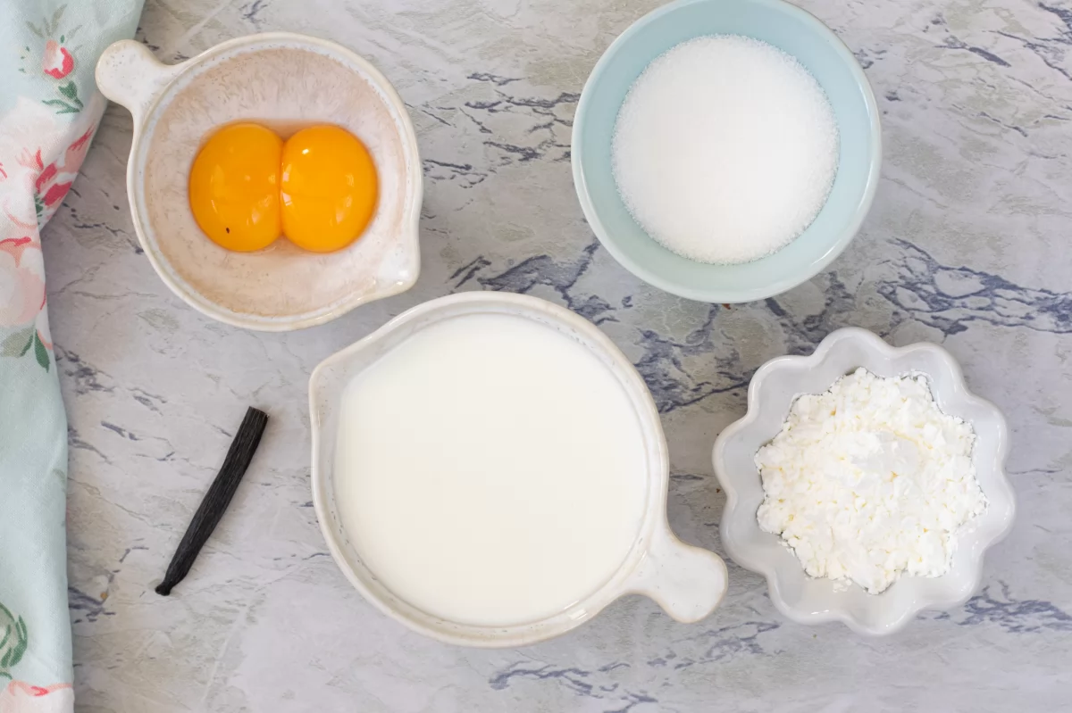 ingredientes crema pastelera coca de sant joan *