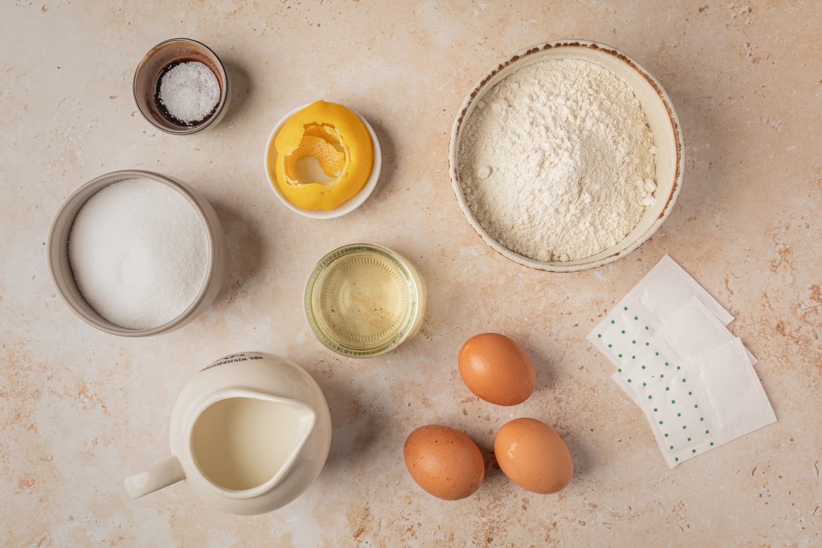 Ingredientes de la coca de llanda en Thermomix