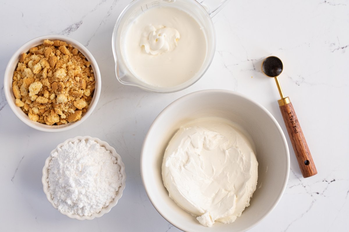 Ingredientes de la crema de mascarpone