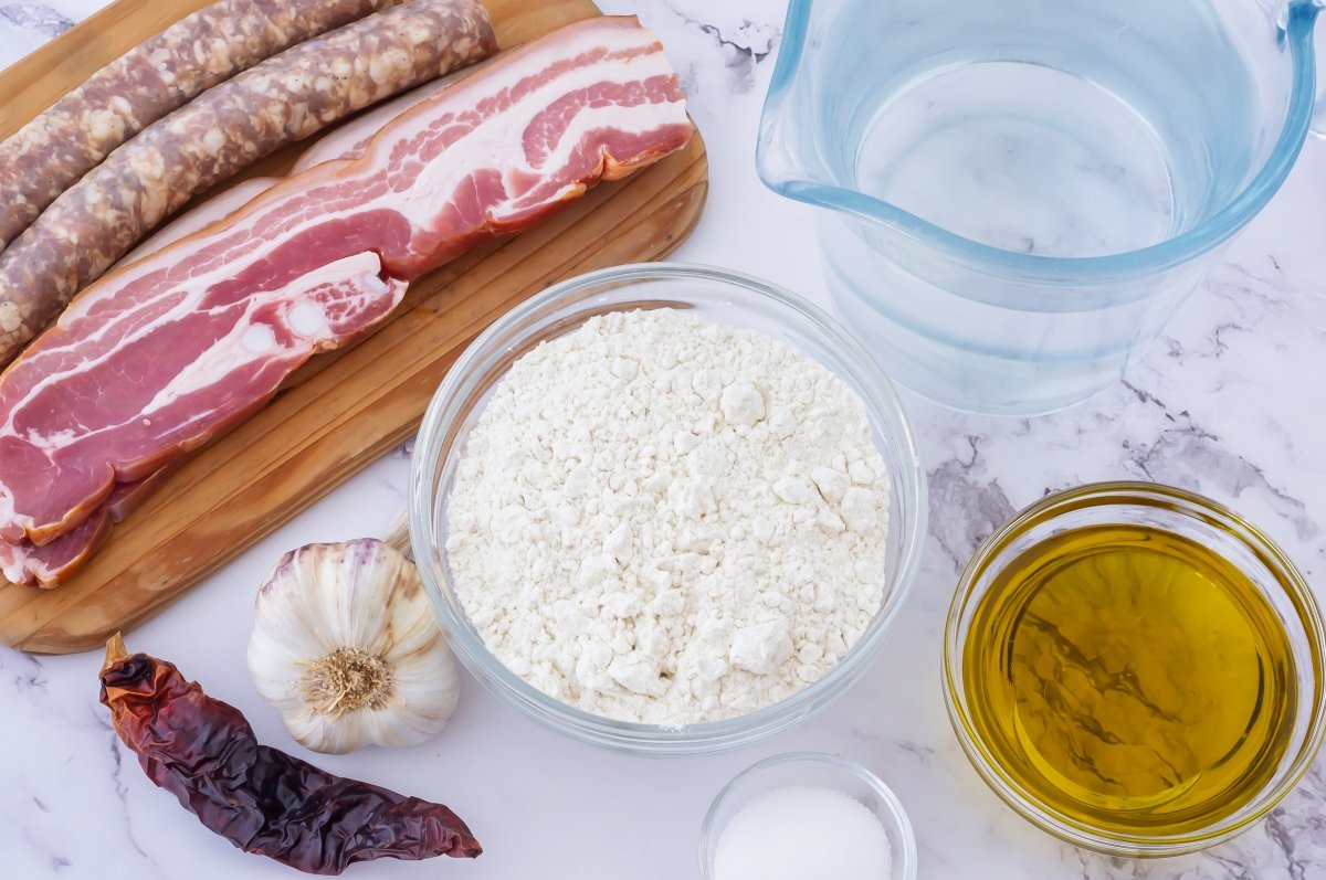 Ingredientes de la gachamiga
