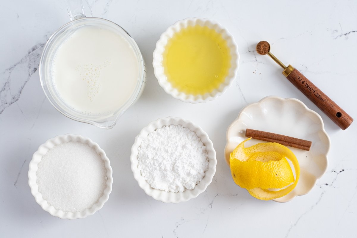 Ingredientes de la leche merengada