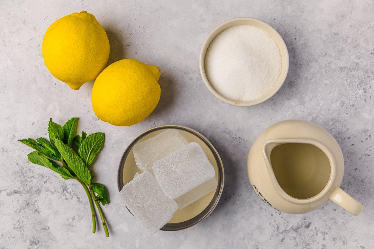 Ingredientes de la limonada en Thermomix