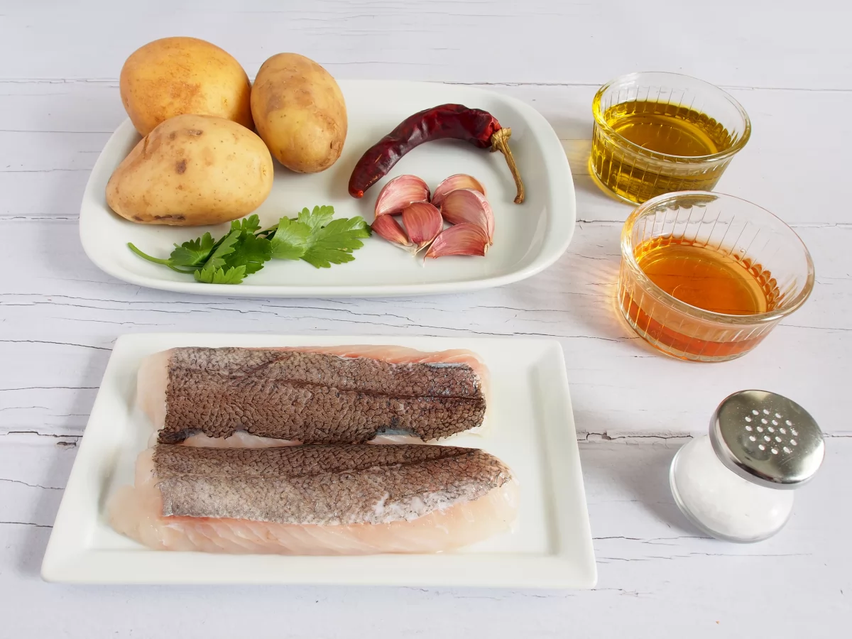 Merluza a la bilbaína 1 Ingredientes de la merluza a la bilbaína