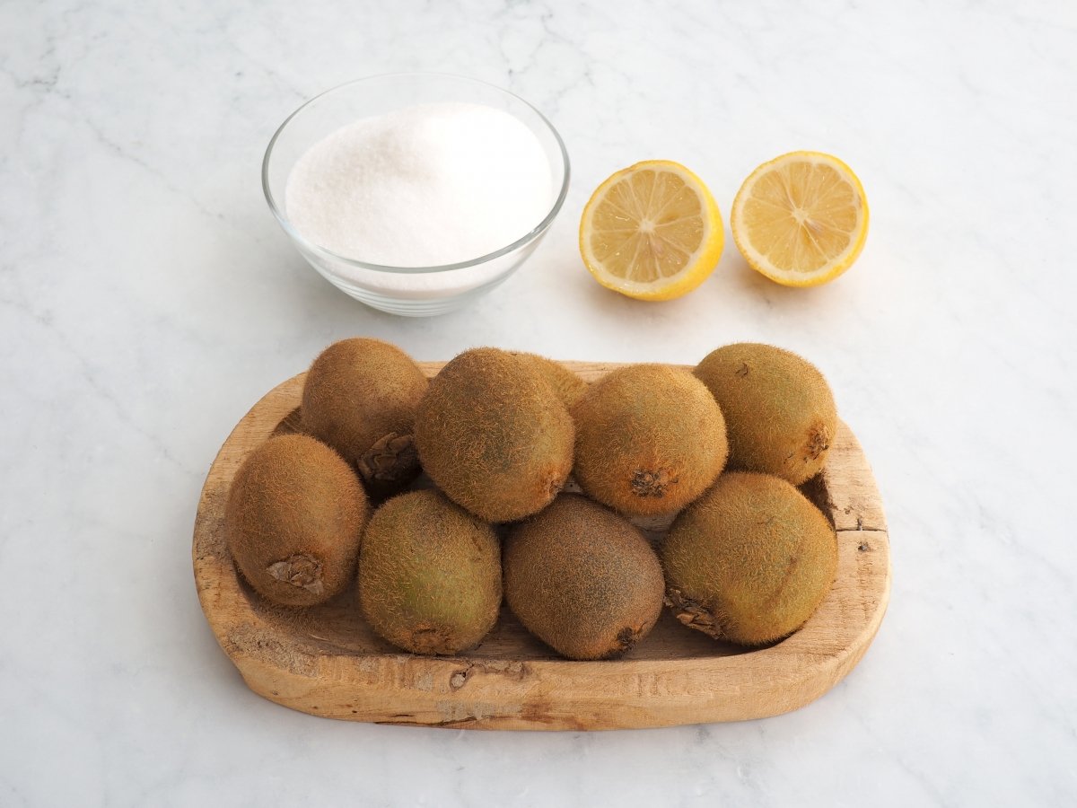 Ingredientes de la mermelada de kiwi
